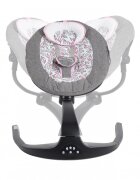 CANGAROO Leagan electric cu conectare la priza cu telecomanda si sezut rotativ Meira Pink