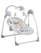CANGAROO Leagan electric cu conectare la priza si telecomanda Jessie Grey