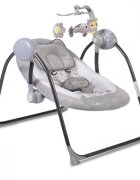 CANGAROO Leagan electric cu telecomanda si conectare la priza Zazu Grey