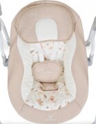 CANGAROO Leagan electric pliabil cu telecomanda si carusel Jessica Beige