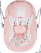 CANGAROO Leagan electric pliabil cu telecomanda si carusel Jessica Pink
