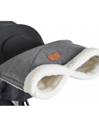 CANGAROO Manusa de iarna pentru manerul caruciorului Luxe grey