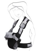 CANGAROO Marsupiu 6 pozitii Carry Go 2 Black