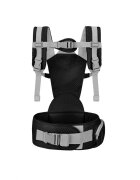 CANGAROO Marsupiu ergonomic pentru bebelusi cu baza rigida Mistral Black