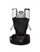 CANGAROO Marsupiu ergonomic pentru bebelusi cu baza rigida Mistral Black