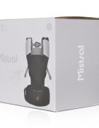 CANGAROO Marsupiu ergonomic pentru bebelusi cu baza rigida Mistral Grey