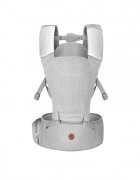 CANGAROO Marsupiu ergonomic pentru bebelusi cu baza rigida Mistral Grey