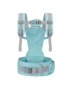 CANGAROO Marsupiu ergonomic pentru bebelusi cu baza rigida Mistral Turcoaz