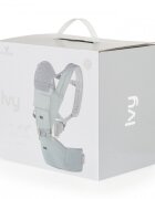 CANGAROO Marsupiu ergonomic pentru bebelusi cu gluga si baza rigida Ivy Green