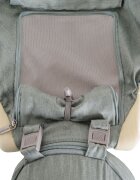 CANGAROO Marsupiu ergonomic pentru bebelusi cu gluga si baza rigida Ivy Green