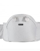 CANGAROO Marsupiu ergonomic pentru bebelusi cu gluga si baza rigida Ivy Grey