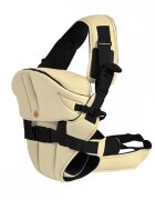 CANGAROO Marsupiu pentru bebelusi Carry Go 2 Beige cu protectie cap4 pozitii de purtarede la 3.6kg pana la 13kgcenturi de prindere reglabile