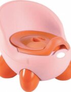 CANGAROO Olita pentru copii Baby Throne PinkOrange cu vas detasabilcapac inclus