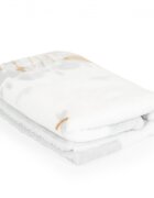 CANGAROO Patura pentru bebelusi cu sherpa 80x110 cm Little friends grey