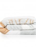 CANGAROO Patura pentru bebelusi cu sherpa 80x110 cm Little friends grey
