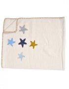 CANGAROO Paturica bebelusi din bumbac organic 5 Stars 100x90 cm Ecru