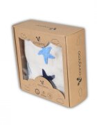CANGAROO Paturica bebelusi din bumbac organic 5 Stars 100x90 cm Ecru