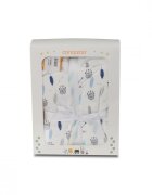 CANGAROO Paturica cu doua fete 75 x 105 cm Shaggy Blue