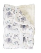 CANGAROO Paturica cu doua fete 75 x 105 cm Shaggy Grey