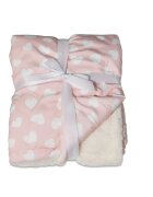 CANGAROO Paturica cu doua fete 75 x 105 cm Shaggy Pink