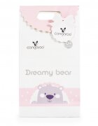 CANGAROO Paturica moale pentru bebelusi 75x100 cm Dreamy bear Roz