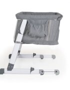 CANGAROO Patut co-sleeper 2in1 Day and Night Grey reglabil pe inaltime usita cu fermoar pozitie anti-reflux saltea inclusa