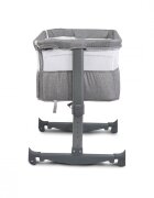 CANGAROO Patut Co-Sleeper pentru bebelusi Always Together Grey cu laterala culisanta5 pozitii de reglare inaltimepozitie antirefluxpicioare antiderapantefunctie atasare la patul parinteluisistem leganarehusa detasabila