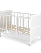 CANGAROO Patut din lemn Albero Alb multifunctional transformabil in patut junior dimensiune 120x60 cm
