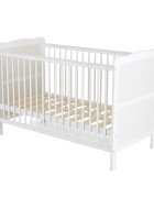 CANGAROO Patut din lemn Albero Alb multifunctional transformabil in patut junior dimensiune 120x60 cm