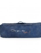 CANGAROO Patut pentru copii Once upon a time L3 Jeans pliabil cu 2 nivele roti usita cu fermoar masuta de infasat carusel geanta de transport