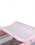 CANGAROO Patut pentru copii Once upon a time L3 Pink pliabil cu 2 nivele roti usita cu fermoar masuta de infasat carusel geanta de transport