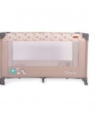 CANGAROO Patut pliabil Africa beige cu un nivel usita cu fermoar geanta de transport si saltea incluse
