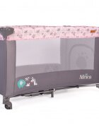 CANGAROO Patut pliabil Africa pink cu un nivel usita cu fermoar geanta de transport si saltea incluse