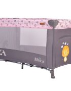 CANGAROO Patut pliabil Africa pink cu un nivel usita cu fermoar geanta de transport si saltea incluse