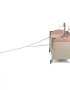 CANGAROO Patut pliabil de calatorie 3in1 Indiana Pink cu 2 nivele laterala culisanta organizator haine cu 4 compartimente segmente plasa de ventilatie geanta accesorii saltea si carusel