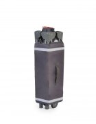CANGAROO Patut pliabil multifunctional 2in1 SkyGlow Grey cu 2 niveleroti cu blocareUsa de acces cu fermoarlaterala cu plasa de ventilatiepliabil compact2 inele de sustinere si saltea pliabila incluse