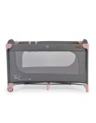 CANGAROO Patut SkyGlow Pink pliabil cu un nivel usita cu fermoar geanta transport roti cu sistem de blocare