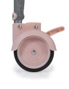 CANGAROO Patut SkyGlow Pink pliabil cu un nivel usita cu fermoar geanta transport roti cu sistem de blocare