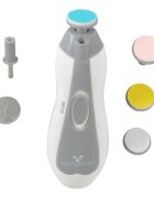 CANGAROO Pila electrica cu lumina pentru copiiadulti Nailina Gri 4 moduri de functionare 6 accesorii cutie depozitare