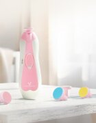 CANGAROO Pila electrica cu lumina pentru copiiadulti Nailina Roz 4 moduri de functionare 6 accesorii cutie depozitare