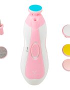 CANGAROO Pila electrica cu lumina pentru copiiadulti Nailina Roz 4 moduri de functionare 6 accesorii cutie depozitare