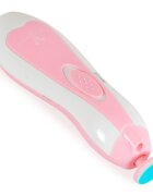 CANGAROO Pila electrica cu lumina pentru copiiadulti Nailina Roz 4 moduri de functionare 6 accesorii cutie depozitare