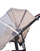 CANGAROO Plasa de insecte pentru carucior cu fermoar Alb