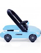 CANGAROO Premergator 2in1 Cabrio Blue transformabil in antepremergator Inaltime reglabila Functie antepremergator Panoul muzical detasabil Roti fata pivotante Potrivit de la 6 luni+ pana la 12 kg