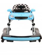 CANGAROO Premergator 2in1 Cabrio Blue transformabil in antepremergator Inaltime reglabila Functie antepremergator Panoul muzical detasabil Roti fata pivotante Potrivit de la 6 luni+ pana la 12 kg