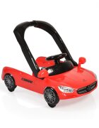 CANGAROO Premergator 2in1 Cabrio Red transformabil in antepremergator Inaltime reglabila Functie antepremergator Panoul muzical detasabil Roti fata pivotante Potrivit de la 6 luni+ pana la 12 kg