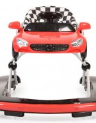 CANGAROO Premergator 2in1 Cabrio Red transformabil in antepremergator Inaltime reglabila Functie antepremergator Panoul muzical detasabil Roti fata pivotante Potrivit de la 6 luni+ pana la 12 kg