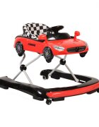 CANGAROO Premergator 2in1 Cabrio Red transformabil in antepremergator Inaltime reglabila Functie antepremergator Panoul muzical detasabil Roti fata pivotante Potrivit de la 6 luni+ pana la 12 kg