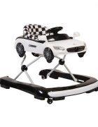 CANGAROO Premergator 2in1 Cabrio White transformabil in antepremergator Inaltime reglabila Functie antepremergator Panoul muzical detasabil Roti fata pivotante Potrivit de la 6 luni+ pana la 12 kg