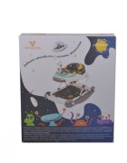 CANGAROO Premergator 3in1 pentru copii Cosmos cu inaltime reglabilasistem anti-rasturnarefunctie balansoarroti fata pivotante12 melodiiluminipanou interactiv detasabil